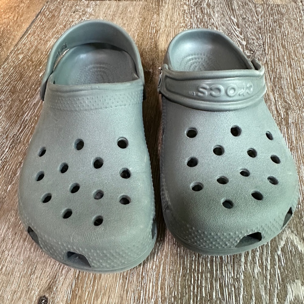 Kid's Gray Crocs